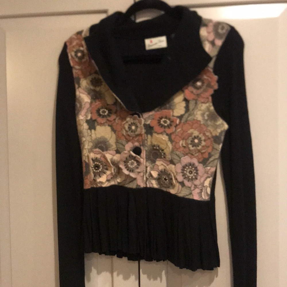 Floral cardigan from Anthropologie